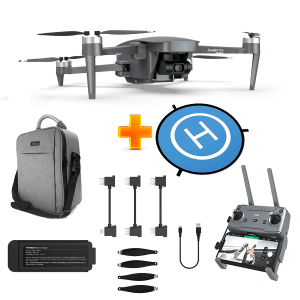 Квадрокоптер C-Fly Faith 2 Pro - дрон с 4K и HD камерами, GPS, 6000м, до 32 минут, с сумкой и плошадкой